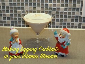 Quick Holiday EggNog Cocktail Made in Your Vitamix Blender