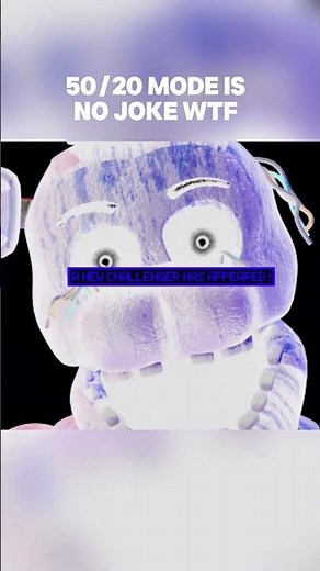 50/20 MODE ON FNAF UCN IS IMPOSSIBLE #fnaf #scary #horror #scarygaming
