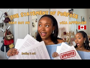 How I wrote my Statement of Purpose and got my Study Permit approved in a month | Full Guide + Tips