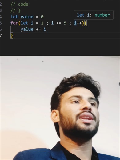 count sum of loops value . . . . . #viral #webdevelopment #programming #fyp #javascript