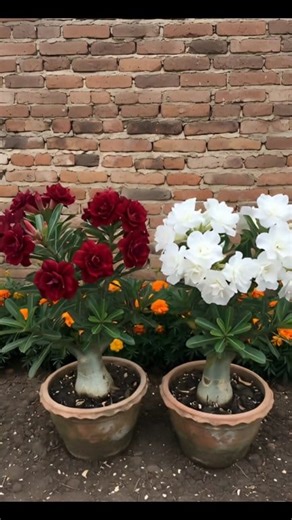 The Desert Rose (Adenium) is one of the most stunning ornamental plants in the world. Known for its thick, sculpted trunk and vibrant trumpet-shaped flowers, this plant adds a dramatic, bonsai-like look to any home. It thrives in hot, dry climates, making it perfect for sunny balconies and outdoor spaces. Just give it full sunlight, well-draining soil, and avoid overwatering—its swollen trunk stores water like a mini reservoir! . . . . . . . . . . . . . #adeniumlover #adeniumobesum #jaishreeram 