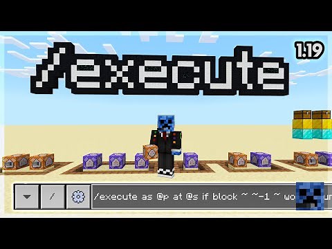 /EXECUTE 1.19 TUTORIAL | MINECRAFT BEDROCK OFICIAL & BETA |