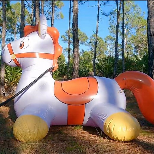 Buckle the Horse Ride-On Inflatable Bouncer from Horseplay Toys