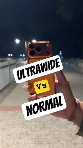 iPhone 17 Pro Night Photo Test 🌙 | Normal vs Ultra-Wide