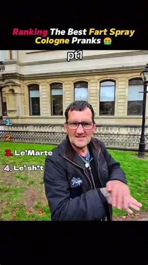 Ranking The Best Fart Spray Cologne Pranks 🤮 #shorts #ranking #funny