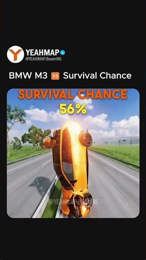 BMW M3 🆚 Survival Chance - BeamNG.drive