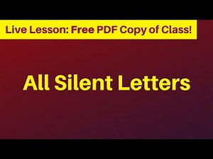 Words with Silent Letters in English