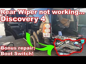 Land Rover L319 rear wiper and boot not working... Fault finding and repair.