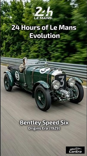 24 hours of Le Mans Race Cars Evolution: 1929 vs Now 🏁