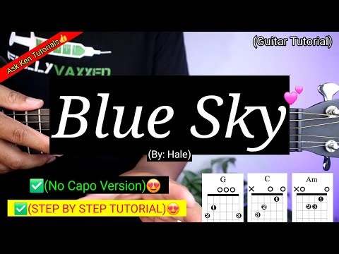 Blue Sky by Hale Guitar Tutorial | Easy No Capo Chords with Lyrics for Beginners
