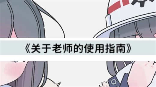 mmt|新人初作《关于老师的使用指南》