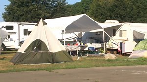 Campgrounds still crowded despite scorching temps, families find ways to stay cool
