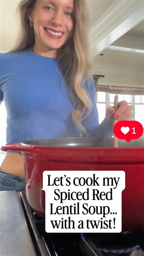 Angela Liddon / Oh She Glows on Instagram: "Just fighting colds over here…and found a new go-to version of my spiced red lentil soup 😋 Comment SOUP and I’ll dm you the recipe, including all of the changes I made to the original recipe to create this new version. It’s vegan + plant-based, packed with protein, veggies, and mega flava! I couldn’t kick a virus over the holidays…so I finally made this soup, and woke up feeling so much better the next day. Coincidence, maybe. Delicious…absolutely! Do