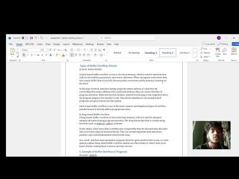 BUFFER OVERFLOW ATTACK