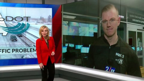 Road conditions worsen as snow continues to fall