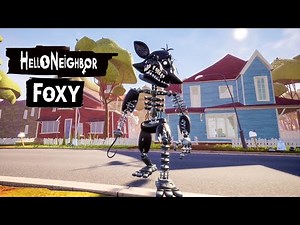 FOXY IS FASTER THAN FREDBEAR in Hello Neighbor MOD...