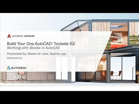 Working with Blocks in AutoCAD | Webinar | AutoCAD