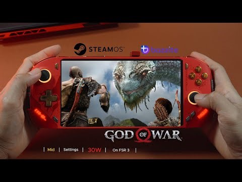 God Of War -Steam OS [ bazzit] -OneXfly F1 Pro | FRS 3.0 Settings | 30W | 1080p | Gameplay |