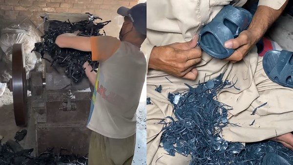 Transforming Old Scrap Shoes into New Ones