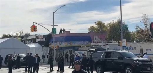 Trump visits barbershop in the Bronx