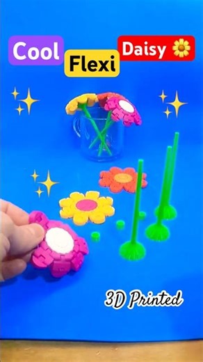Flexible Flower?! 😮 3D Printing Magic #3dprinting