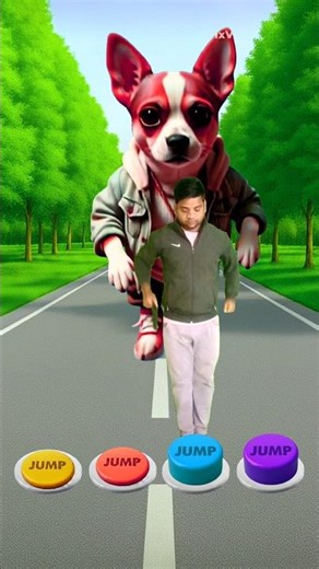 New I Jump all colour button to Cat & Alien, Elephant, Dog #shorts #trending #funny #youtubeshorts