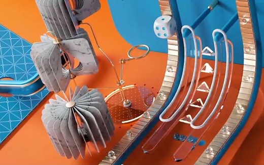 【C4D教程】最详细！99%的都想进来学C4D动态动画来了，学完秒变C4D大神！