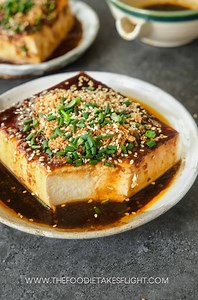 Homestyle Cold Silken Tofu with Sweet Chili Sauce