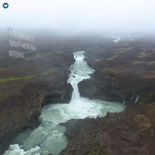 Aldeyjarfoss is one of Iceland's most beautiful and most remote waterfalls 💦 #guidetoiceland | Guide to Iceland