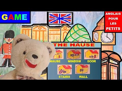 Anglais pour les petits : Jeu des premiers mots sur la maison # 1