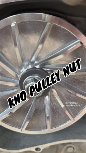 KNO Pulley Nut with CNC Washer for Motorcycle Parts