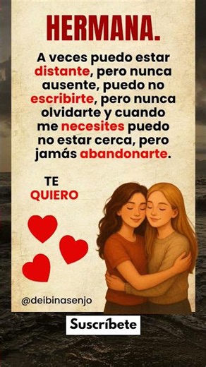 Te amo hermana ❤️ #frases #reflexion #motivacion #shorts #viralshorts