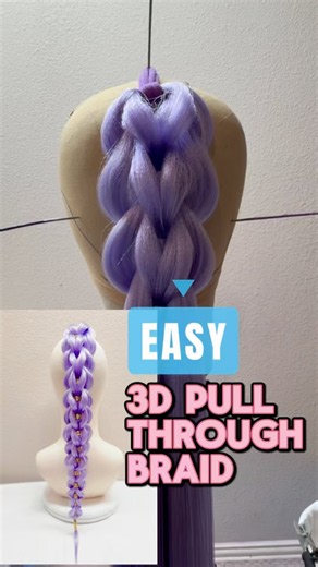 3D Pull Through Braid 🔥 Easy Dragon & Dutch Braid Tutorial! #braids #braids @Beautysoldier23