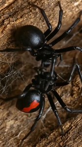 🕷️ Double Trouble — Black Widows on the Move! 🔥 Spotted these two Black Widow Spiders together — one with the signature red mark and one without 👀 These fierce hunters are known for their deadly bite and iconic shine, but seeing a pair like this is a rare moment in the wild! Would you dare to get this close for a photo? 😳👇 #BlackWidow #SpiderWorld #NaturePredators #WildlifeMoments #CreepyCrawly #NaturePhotography #ArachnidAlert #InsectWorld #ViralNature #USAWildlife | Insect Insider