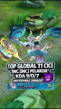 TOP GLOBAL 11 CICI gameplay with INSANE performance 🔥
