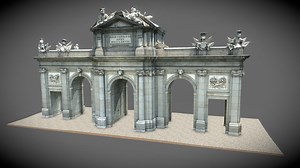 Puerta de Alcalá de Madrid - Download Free 3D model by Biblioteca Digital memoriademadrid (@memoriademadrid)