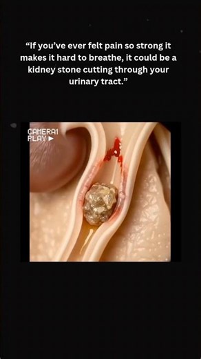 Kidney Stone Pain Explained in 8 Seconds | Why It Hurts So Much| #asmr