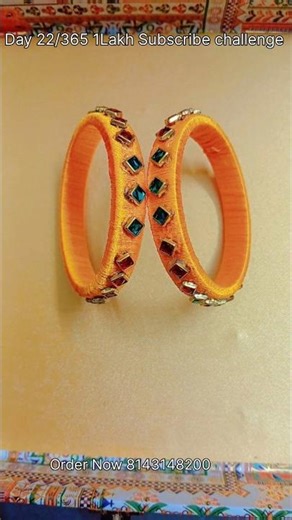 Silk thread bangles new making designs #silkthreadbangles #bangles #shorts #diy