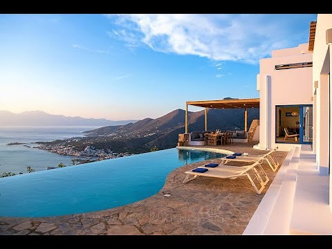 Luxury Villa overlooking Elounda Bay, Crete, Greece
