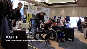 While #Clinicians and #Veterans explored our PVA Healthcare Summit EXPO like kids in a candy shop, we caught up with Matt F. from ReWalk - More Than Walking to learn more about their offerings and how they support #Veterans. Want to learn how you can be an exhibitor at our PVA #Healthcare Summit EXPO? Go here: summitpva.org/exhibitors. Share this video with someone you think would like to show their product or service to hundreds of attendees at our next PVA Summit EXPO! | Paralyzed Veterans of 