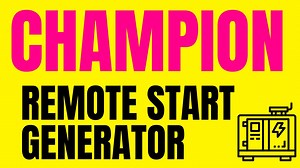 Watch Champion 9375 Watt Remote Start Generator Review! on Amazon Live