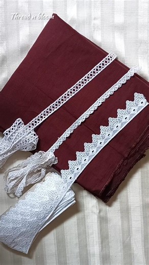 Part-1 Stylish Kurti Design with Lace✨| Step-by-Step Tutorial ✂️#youtubeshorts #shorts