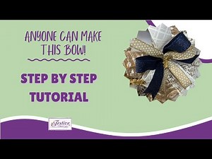 Easy DIY Bow Tutorial for Beginners – No Special Tools Needed!