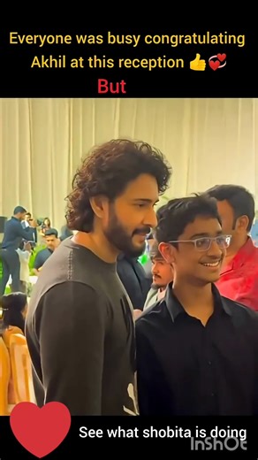 When everyone is busy with Akhil reception then shobita is also busy #shorts