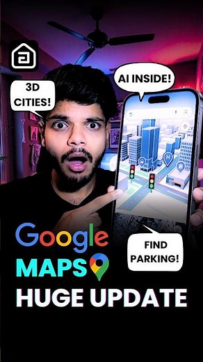 Google Maps NEW Update 🤯 3D Navigation + AI Gemini in India 🇮🇳🔥 #google #maps #basementofgeeks #bog