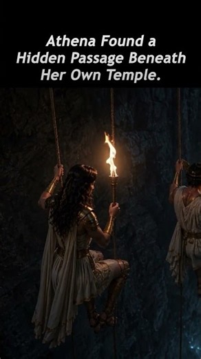 Athena Found a Hidden Passage Beneath Her Own Temple... #athena #titans #greekmythology