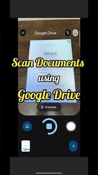 Scan Documents using Google Drive