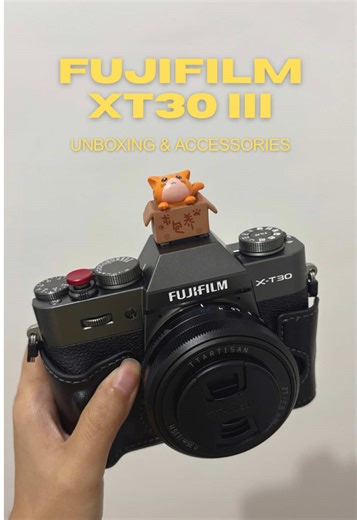 Unboxing and must-have accessories for Fujifilm X-T30 III @Fujifilm Philippines Bought the camera from @HenrysCamerasPH #fujifilm #fujifilmxt30iii #digitalcamera #musthaveitems #xt30iii