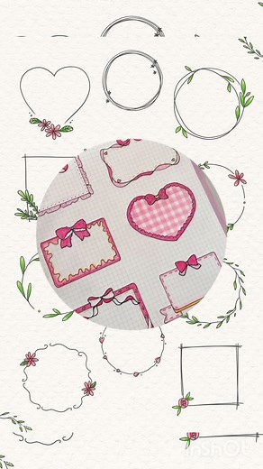 asthetic notes design #craft #schoolproject #shortvideo