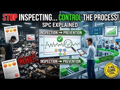 SPC Explained | Statistical Process Control| Control Charts, Cp, Cpk & Process Stability Made Simple